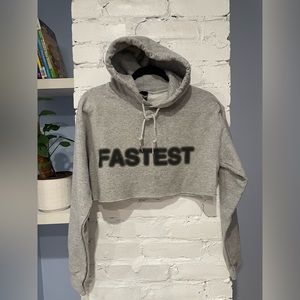 Authentic Japanese Brand Rare‎ Cropped Hoodie